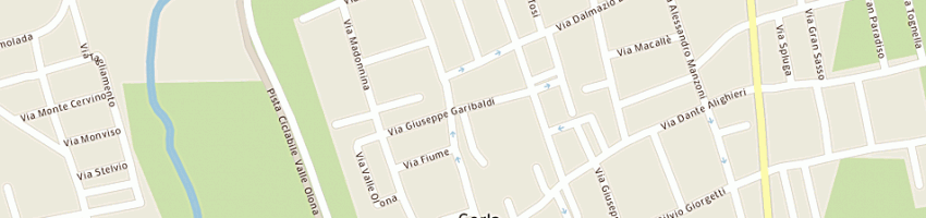 Mappa della impresa impianti elettrici gm di girasole maurizio antonio a GORLA MAGGIORE