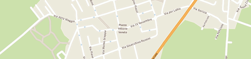 Mappa della impresa centro carni a LALLIO