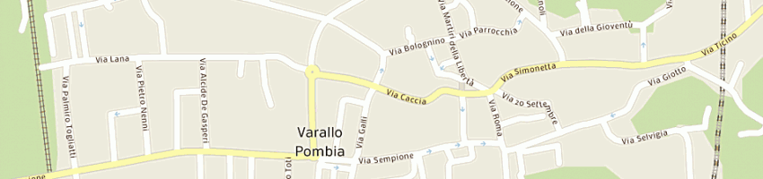 Mappa della impresa bolognini gaudenzio a VARALLO POMBIA