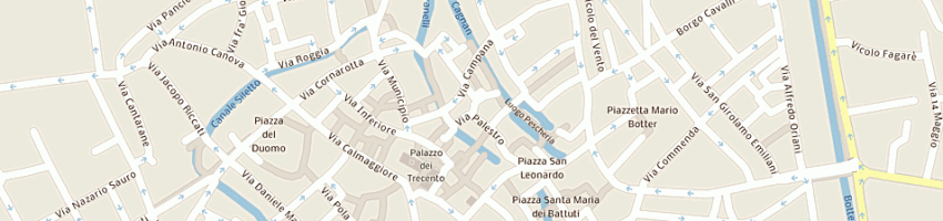 Mappa della impresa poste italiane spa - filiale di treviso a TREVISO