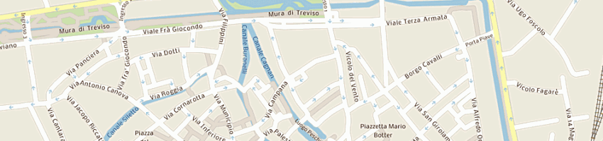 Mappa della impresa zorzetto elisa a TREVISO