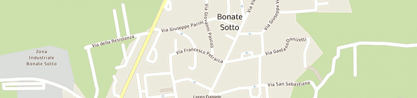 Mappa della impresa municipio a BONATE SOTTO