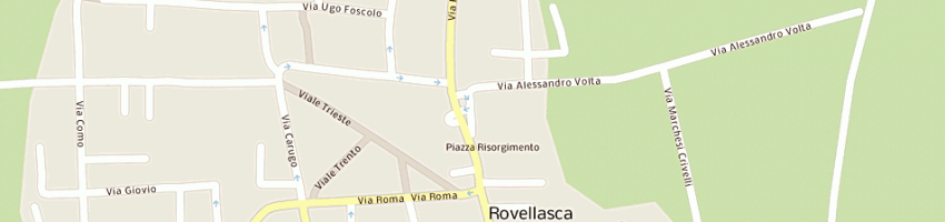 Mappa della impresa autoscuola rossi - assistenza automobilistica snc di rossi e e c a ROVELLASCA