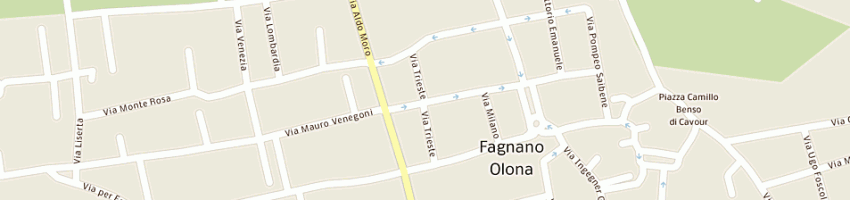 Mappa della impresa la fagnanese a FAGNANO OLONA