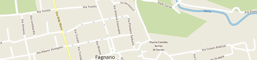 Mappa della impresa carabinieri a FAGNANO OLONA