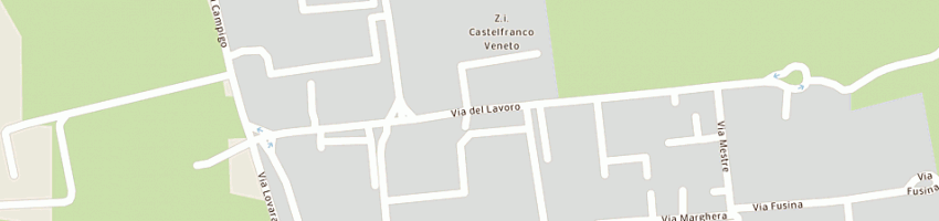 Mappa della impresa plm (srl) a CASTELFRANCO VENETO
