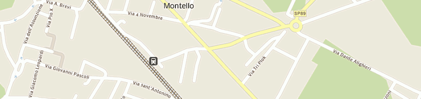 Mappa della impresa ranghetti maurizio a MONTELLO