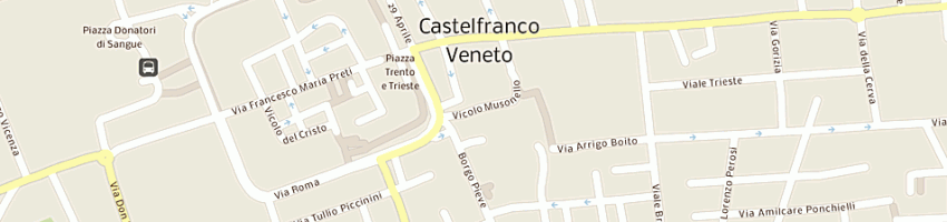 Mappa della impresa de santi (snc) a CASTELFRANCO VENETO