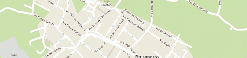 Mappa della impresa sg service di bossoni e brignani snc a BRUSAPORTO