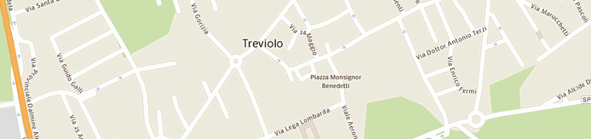Mappa della impresa poste italiane a TREVIOLO