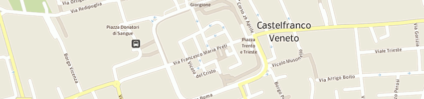 Mappa della impresa falegnameria fior pietro a CASTELFRANCO VENETO