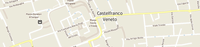 Mappa della impresa banca popolare di verona a CASTELFRANCO VENETO