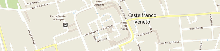 Mappa della impresa zerboni luca e favaro alberto assicurazioni snc a CASTELFRANCO VENETO