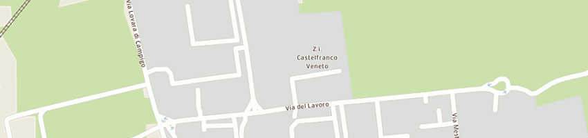 Mappa della impresa castel mac spa a CASTELFRANCO VENETO
