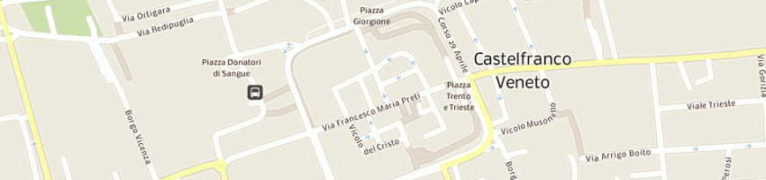 Mappa della impresa ivena srl a CASTELFRANCO VENETO