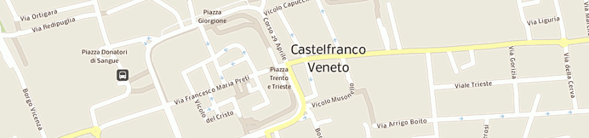Mappa della impresa banca popolare di marostica - soc coop arl a CASTELFRANCO VENETO