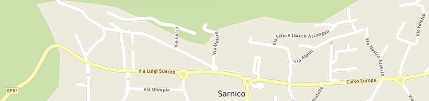 Mappa della impresa effebi sas di rossi paolo e c a SARNICO