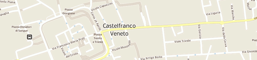 Mappa della impresa vegro giuliano a CASTELFRANCO VENETO