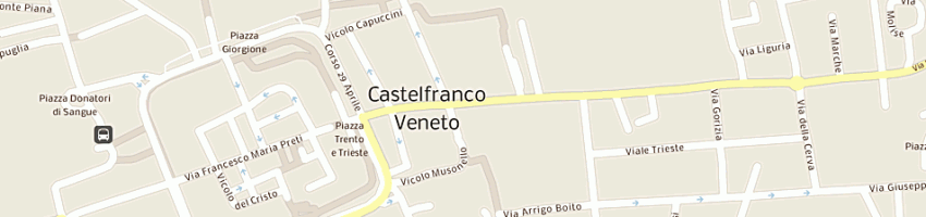 Mappa della impresa pigozzo francesco a CASTELFRANCO VENETO