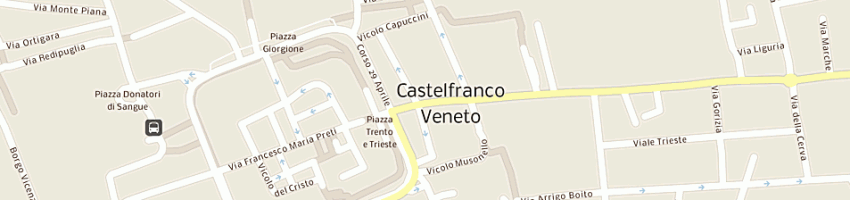 Mappa della impresa luciani luca a CASTELFRANCO VENETO