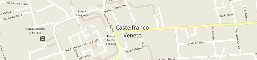 Mappa della impresa gobbo daniela a CASTELFRANCO VENETO