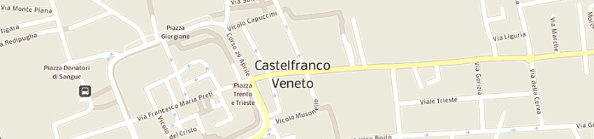 Mappa della impresa gritti giovanni battista a CASTELFRANCO VENETO