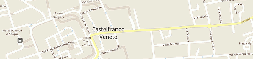 Mappa della impresa orlandi marco a CASTELFRANCO VENETO