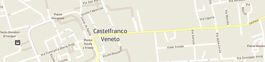 Mappa della impresa di vicino pietro a CASTELFRANCO VENETO
