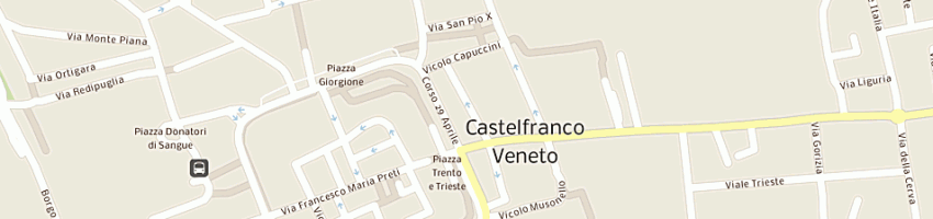 Mappa della impresa carli elena a CASTELFRANCO VENETO