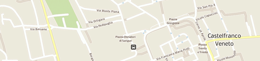 Mappa della impresa banca monte dei paschi di siena spa a CASTELFRANCO VENETO