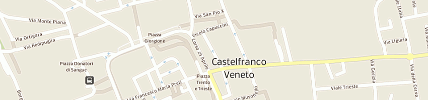 Mappa della impresa castello di sponchiado ivo e c snc a CASTELFRANCO VENETO