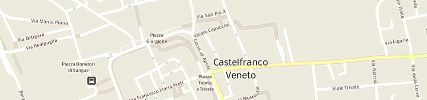 Mappa della impresa barachino luigi a CASTELFRANCO VENETO