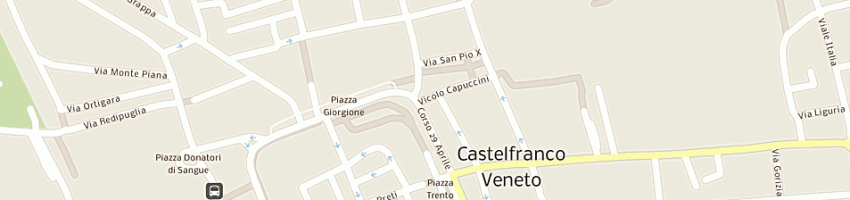 Mappa della impresa la maison habillee snc di pillon veronica a CASTELFRANCO VENETO