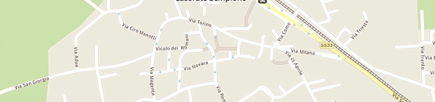 Mappa della impresa studio contabile cattoretti sas a CASORATE SEMPIONE