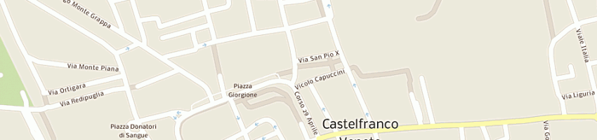 Mappa della impresa gamba filippo a CASTELFRANCO VENETO
