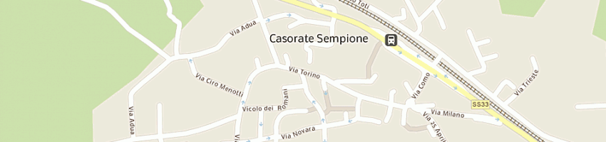 Mappa della impresa crazy horse pub di terreni donatella a CASORATE SEMPIONE