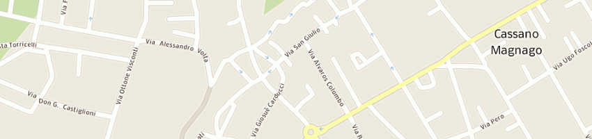 Mappa della impresa centro diurno anziani casa maurizi a CASSANO MAGNAGO