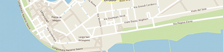 Mappa della impresa salone cesare a GRADO