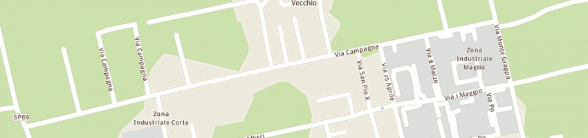 Mappa della impresa cecchele antonio snc a GALLIERA VENETA