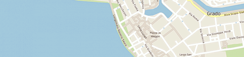Mappa della impresa albergo marea a GRADO