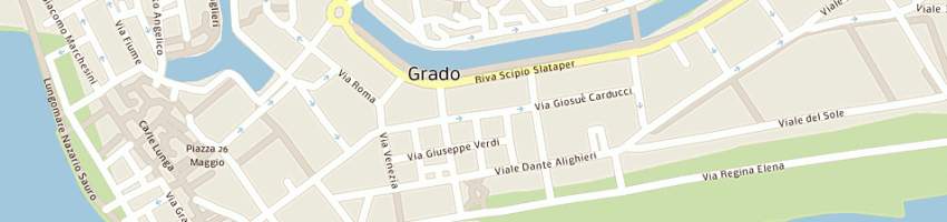 Mappa della impresa albergo meuble' orchidea di stocco g a GRADO