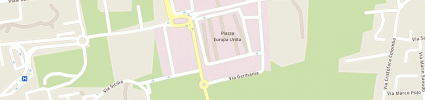 Mappa della impresa sabrina hair e style a CASTELFRANCO VENETO