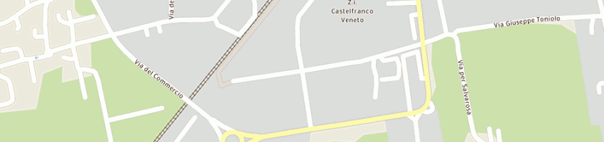 Mappa della impresa daminato roberto a CASTELFRANCO VENETO