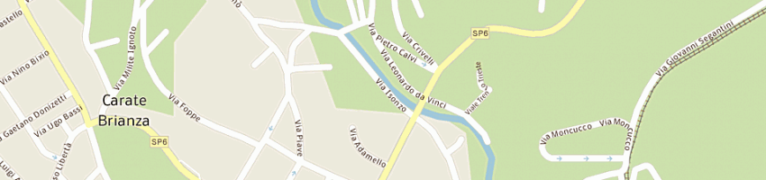 Mappa della impresa piazza guido a CARATE BRIANZA