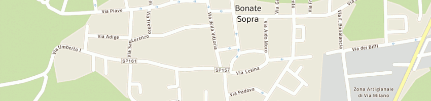 Mappa della impresa previtali rosalma a BONATE SOPRA