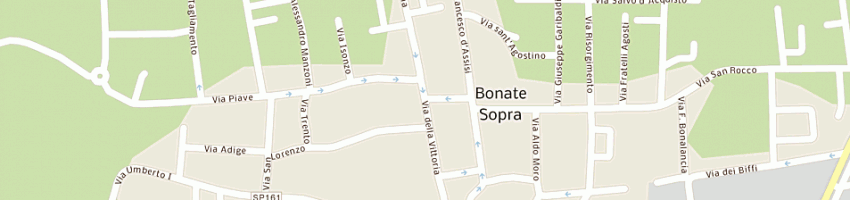 Mappa della impresa municipio a BONATE SOPRA