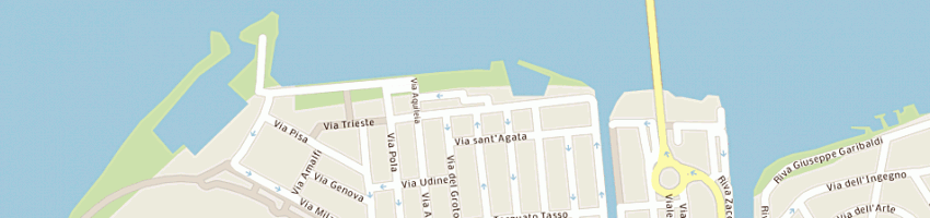 Mappa della impresa bar italia newport a GORIZIA