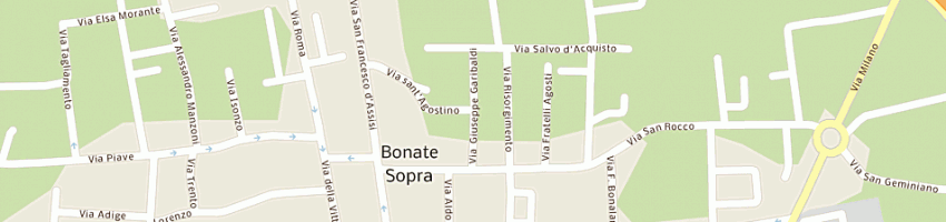 Mappa della impresa lanzoni sergio a BONATE SOPRA