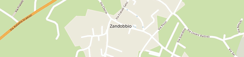 Mappa della impresa pezzamificio bergamasco a ZANDOBBIO