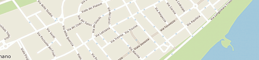 Mappa della impresa parcheggio venezia a LIGNANO SABBIADORO